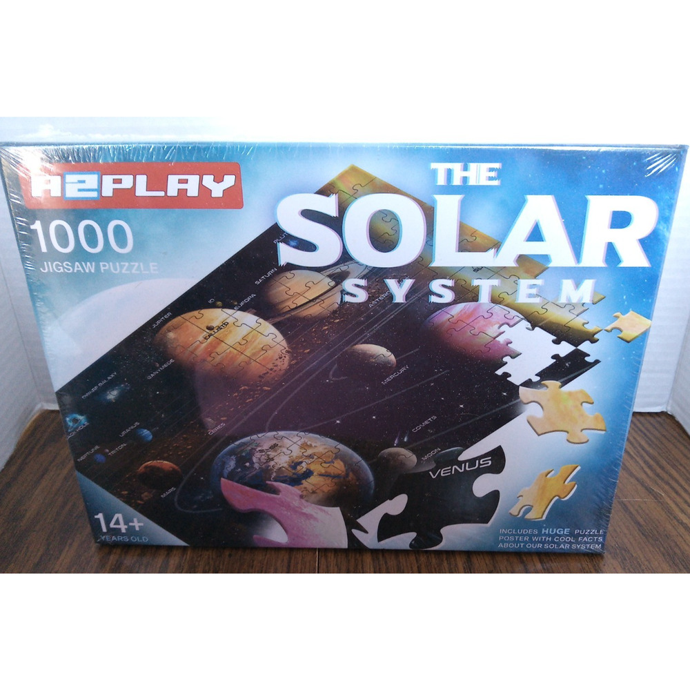 A2Play The Solar System 1000 Piece Jigsaw Puzzle. New Sealed
